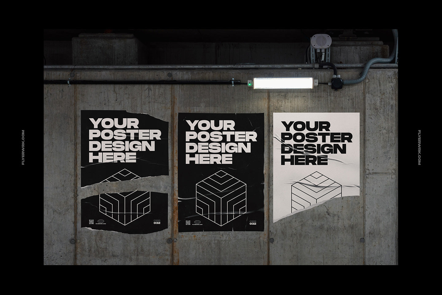 Download Urban Poster Wall Mockups Flyerwrk