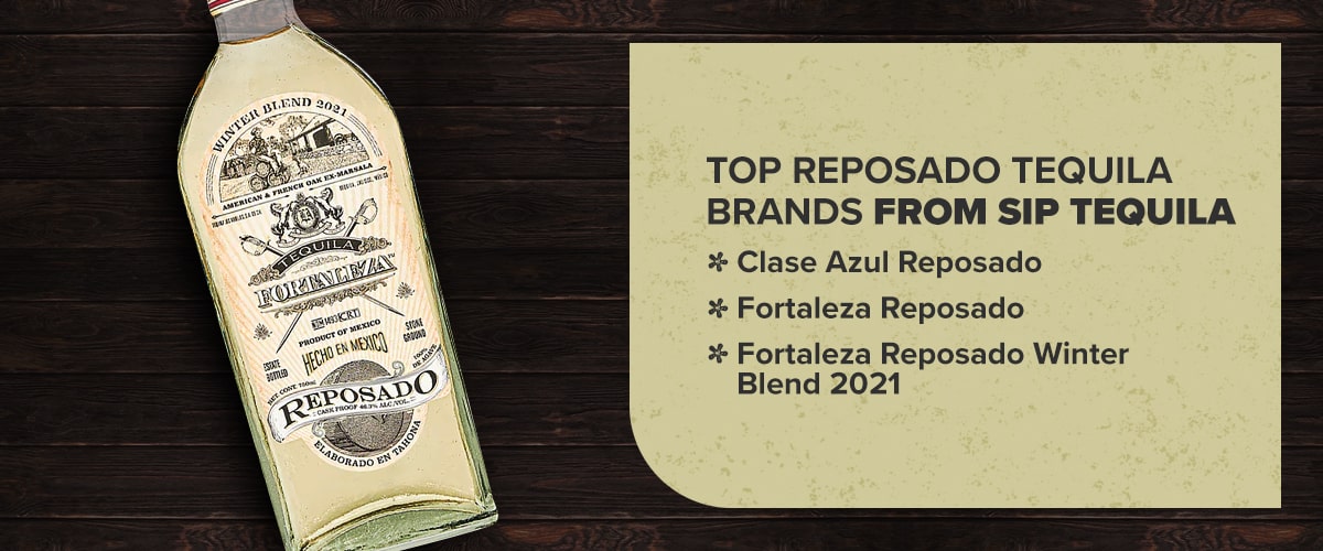 Top reposado tequila brands from sip tequila
