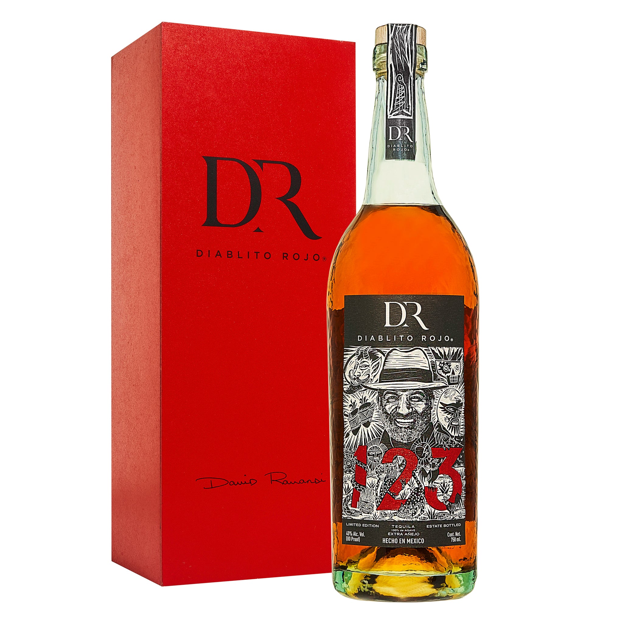 123 Organic Tequila Extra Añejo Diablito Rojo