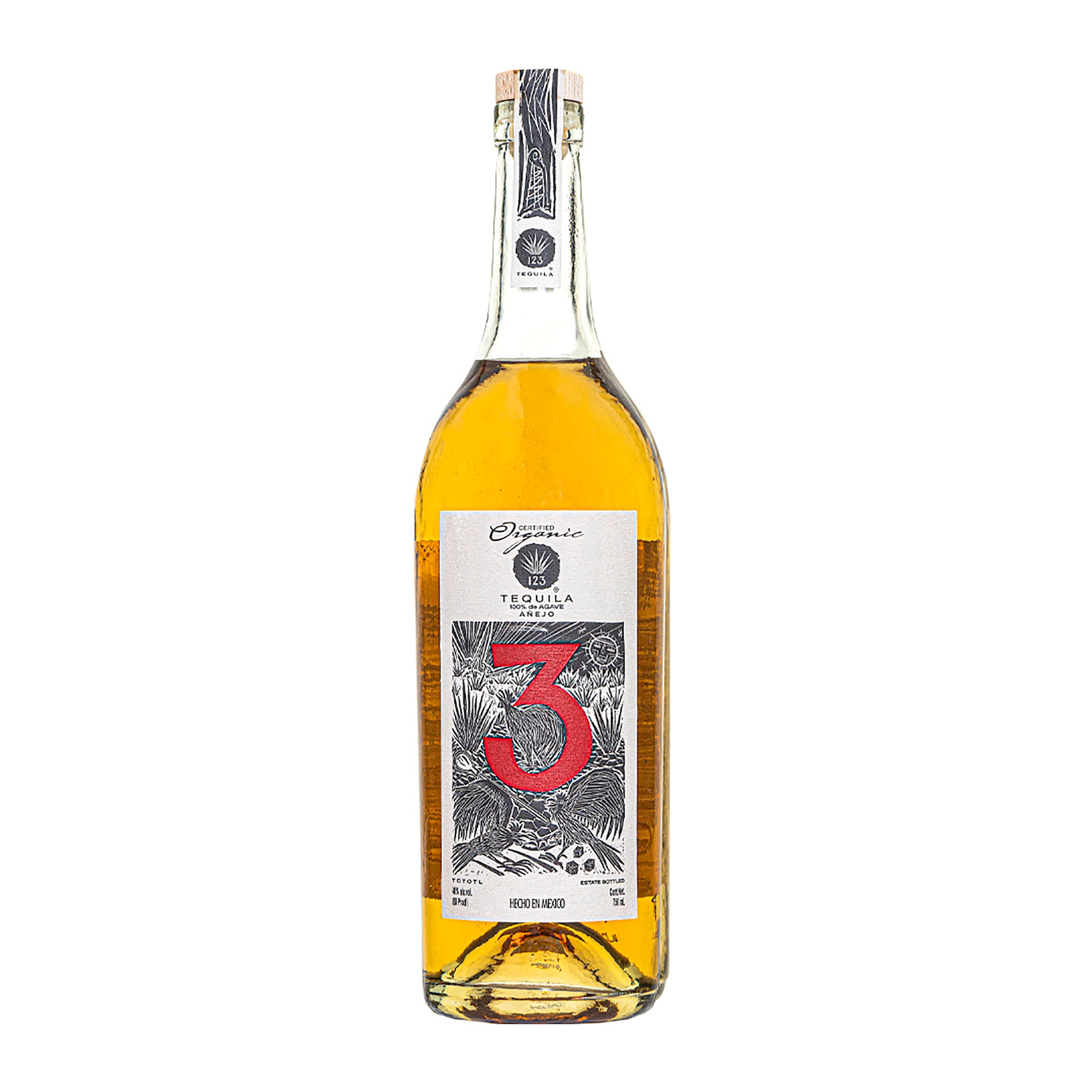 123 Organic Tequila Anejo (Tres)