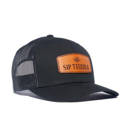 Sip Tequila Leather Patch Snapback