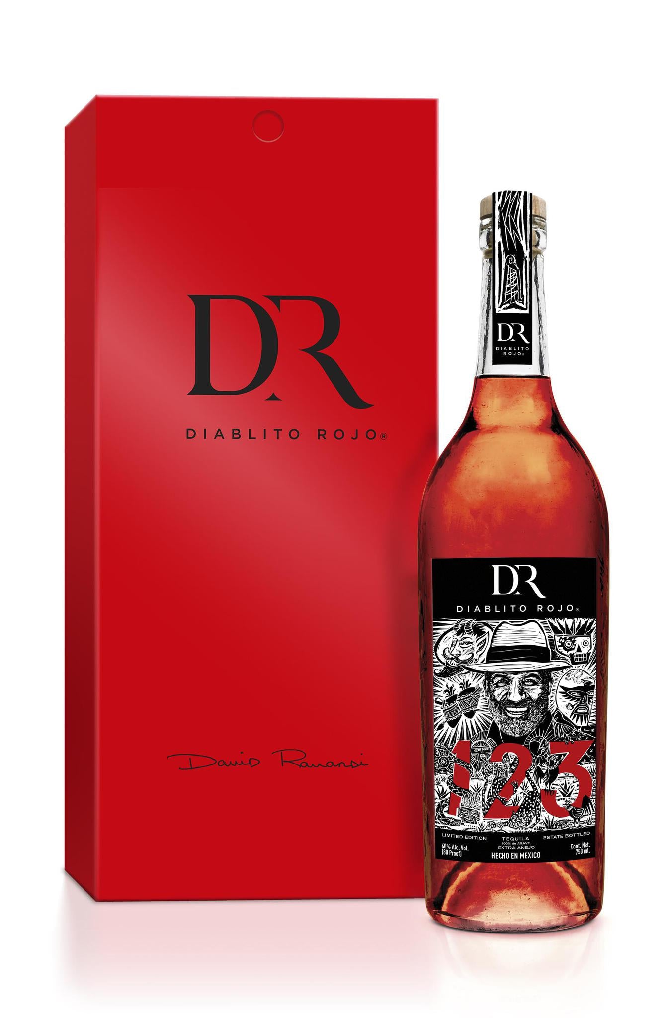 123 Organic Tequila Extra Añejo Diablito Rojo