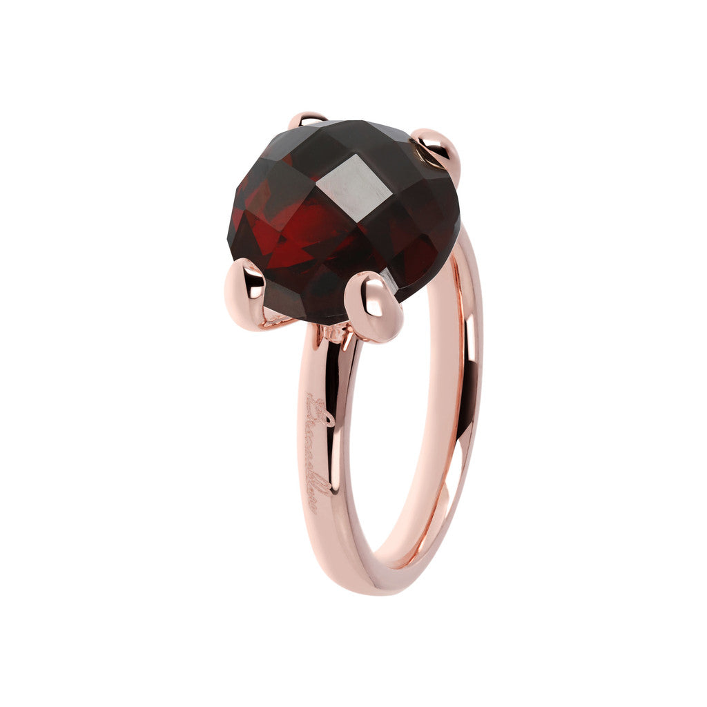 Anello Cocktail Con Pietra Rossa Bronzallure