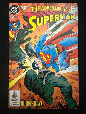 Adventures of Superman #497  NM (9.4)