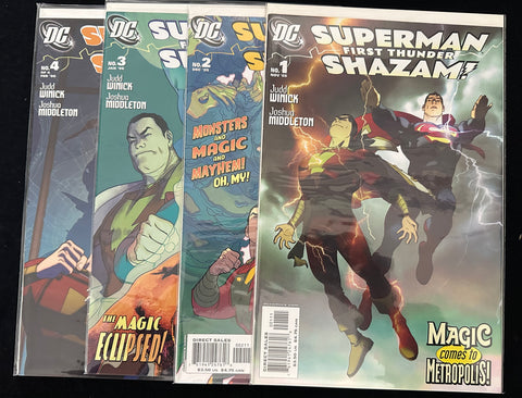 Superman / Shazam: First Thunder #1-4  NM+ (9.6)
