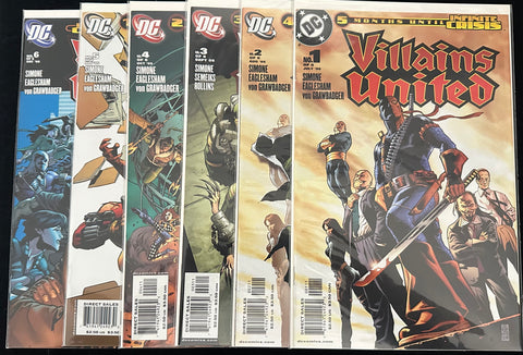 Villains United #1-6 First Printing NM+ (9.6)