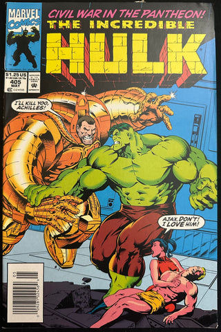 Incredible Hulk #405  Newsstand VF (8.0)