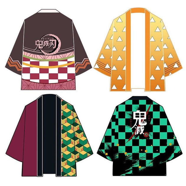 Demon Slayer Kimetsu No Yaiba Haori Kimono Shirt | Foxtume