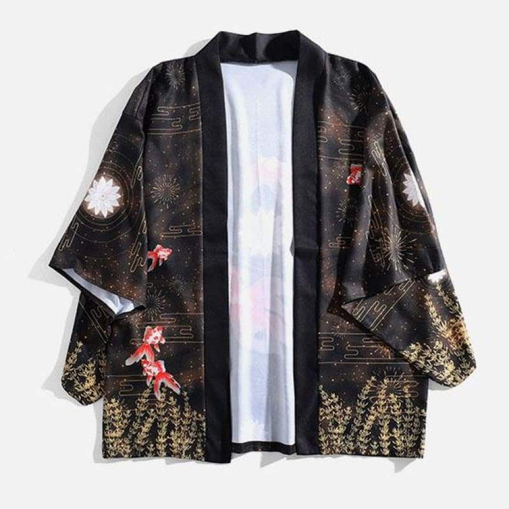 Hanabi Goldfish Kimono Cardigan | Foxtume