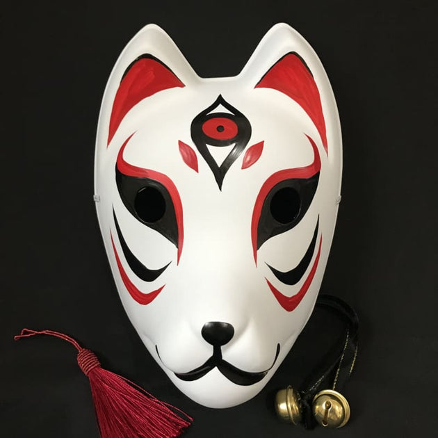 Kitsune Mask Kitsune Mask - The Third Eye In Red Foxtume