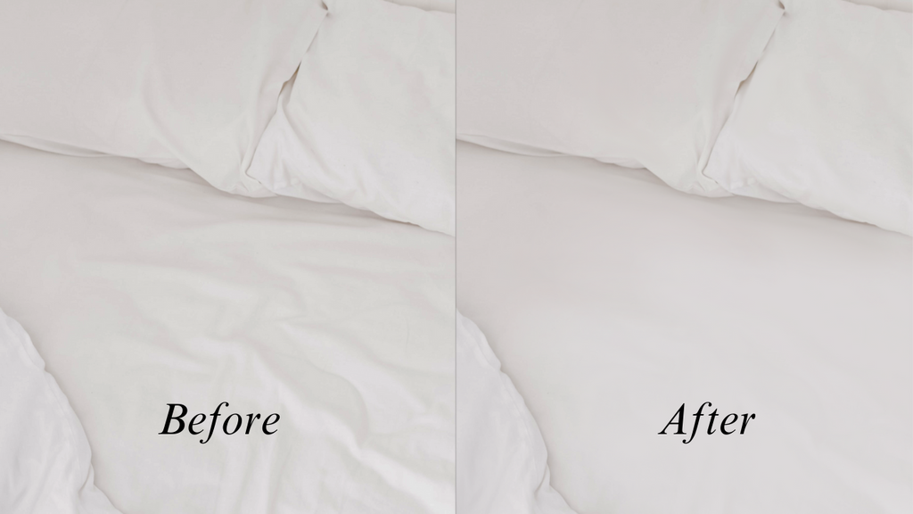 pure parima egyptian cotton sheets ironing hack