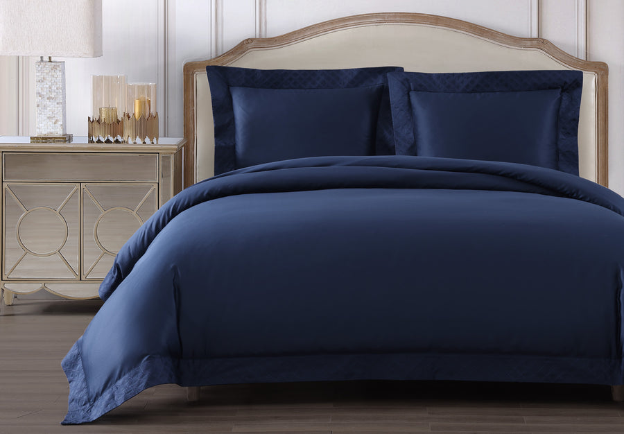 pure parima certified egyptian cotton sheets midnight