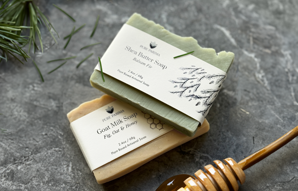 pure parima artisanal soap bars