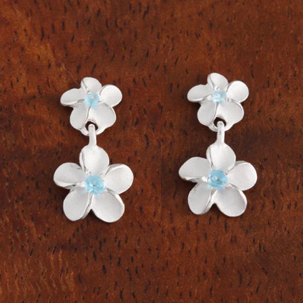 Plumeria Stud Earrings - SSMDesign