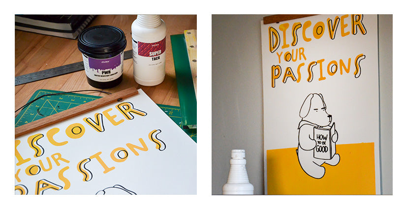 How to Screen Print a Poster for Beginners