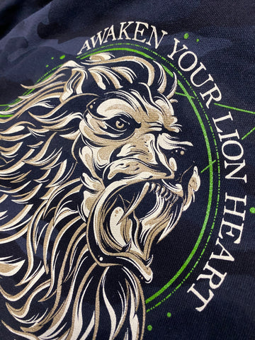 Up All Night Lion Graphic Print