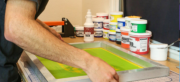 4 easy steps for aligning inkjet film screen printing