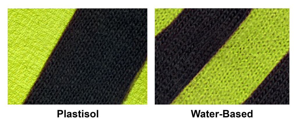 Plastisol vs Water-Based inks