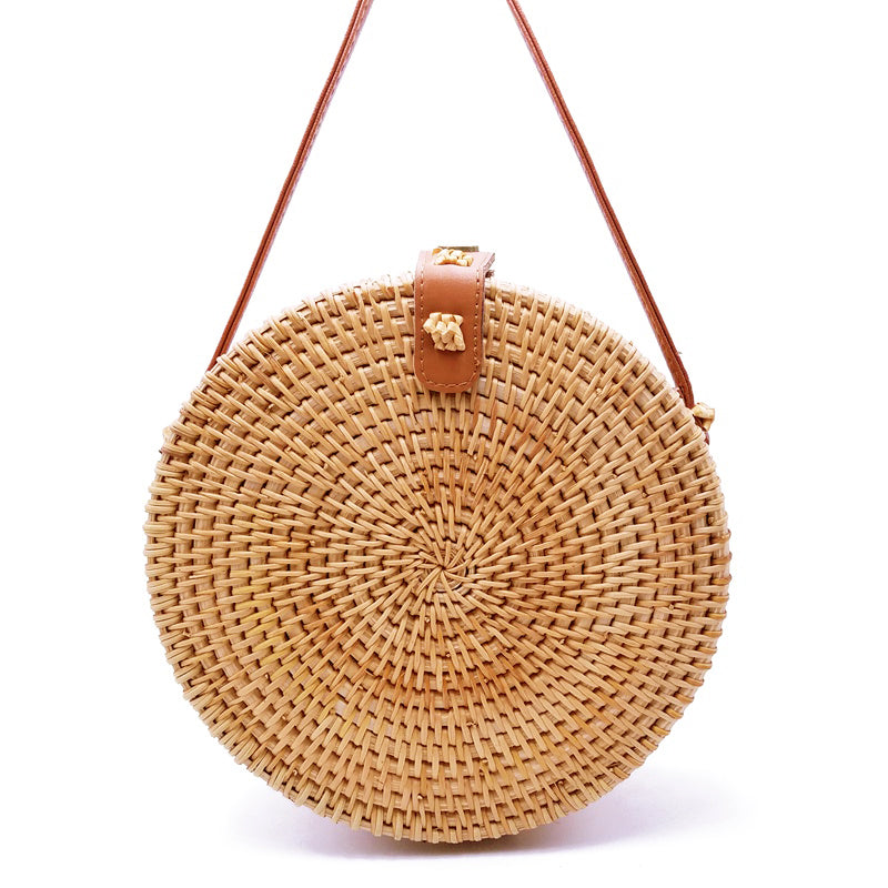 rattan sling bag