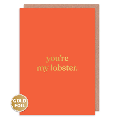 You are my lobster - friends theme valentines day card