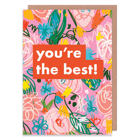 you are the best cute couples card