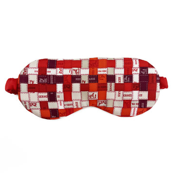 Reversible Silk Sleep Mask made from Monogram Confidential Scarf – Piggi  International