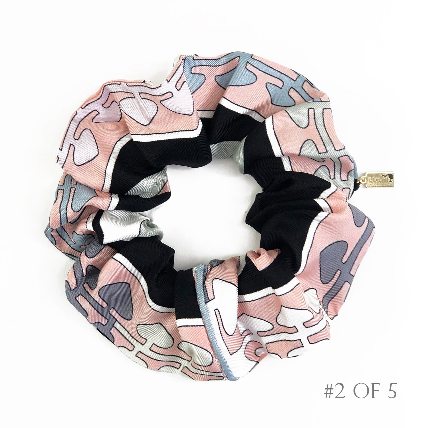 Scrunchie made from a Vintage Emillio Pucci Scarf in Pastels – Piggi International