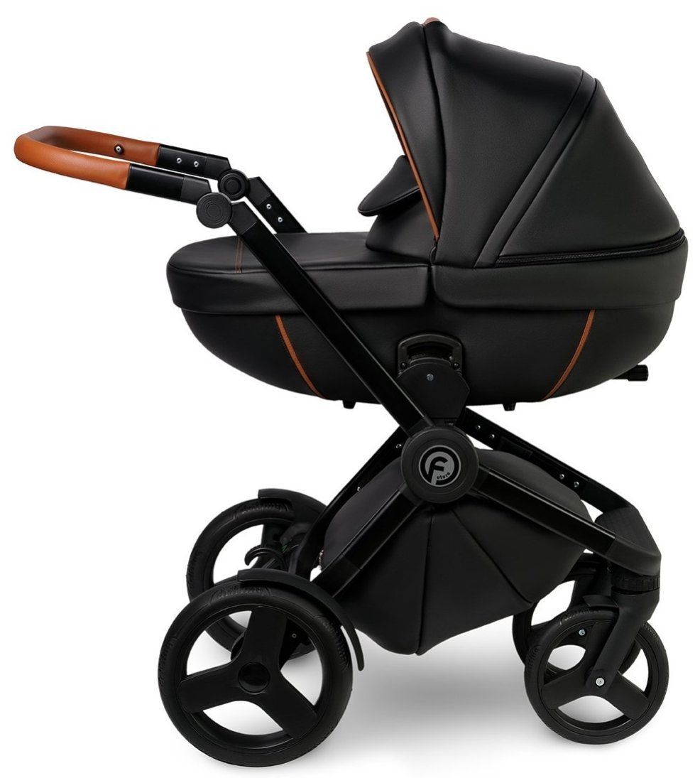 stroller with seat on back