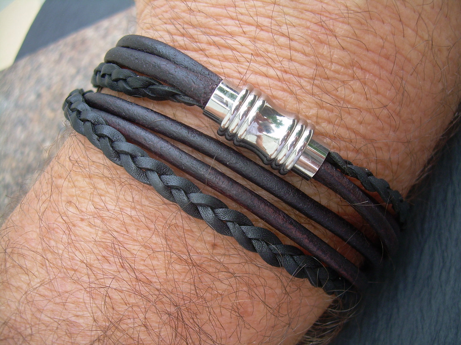 Mens Bracelets Leather, Leather Wrap Bracelet, Leather Bracelets for M ...