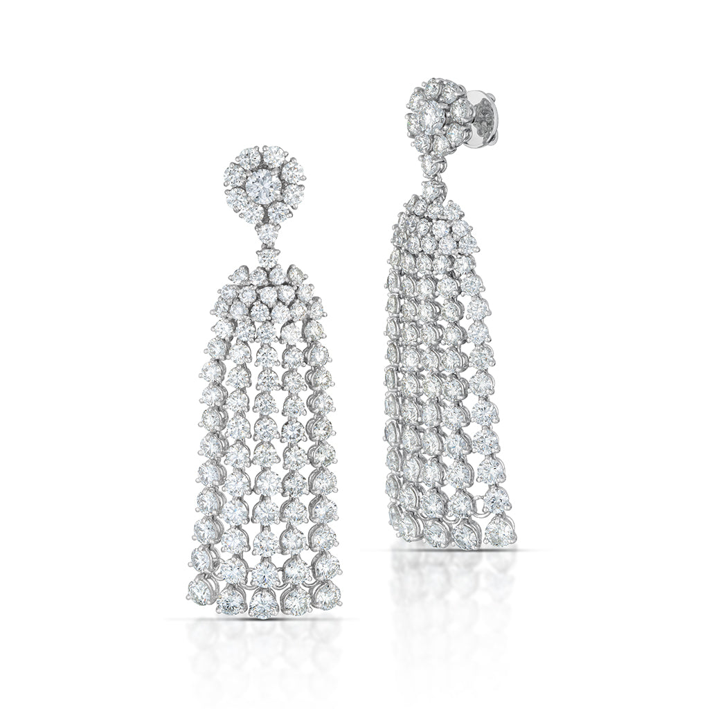 Diamond Chandelier Earrings