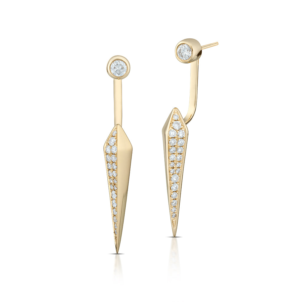 Detachable Illusion Spike Earrings