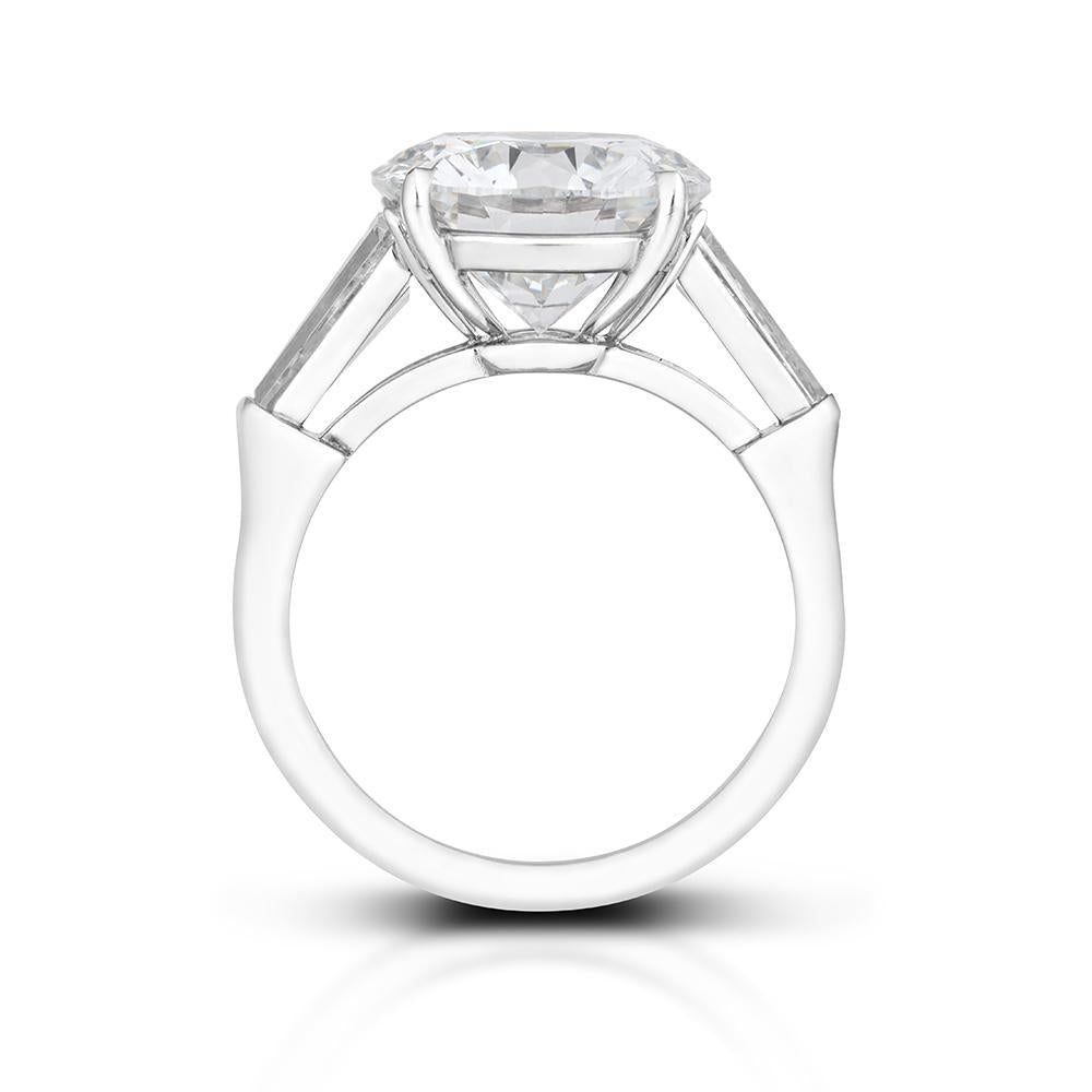 Round Brilliant Three Stone Diamond Ring