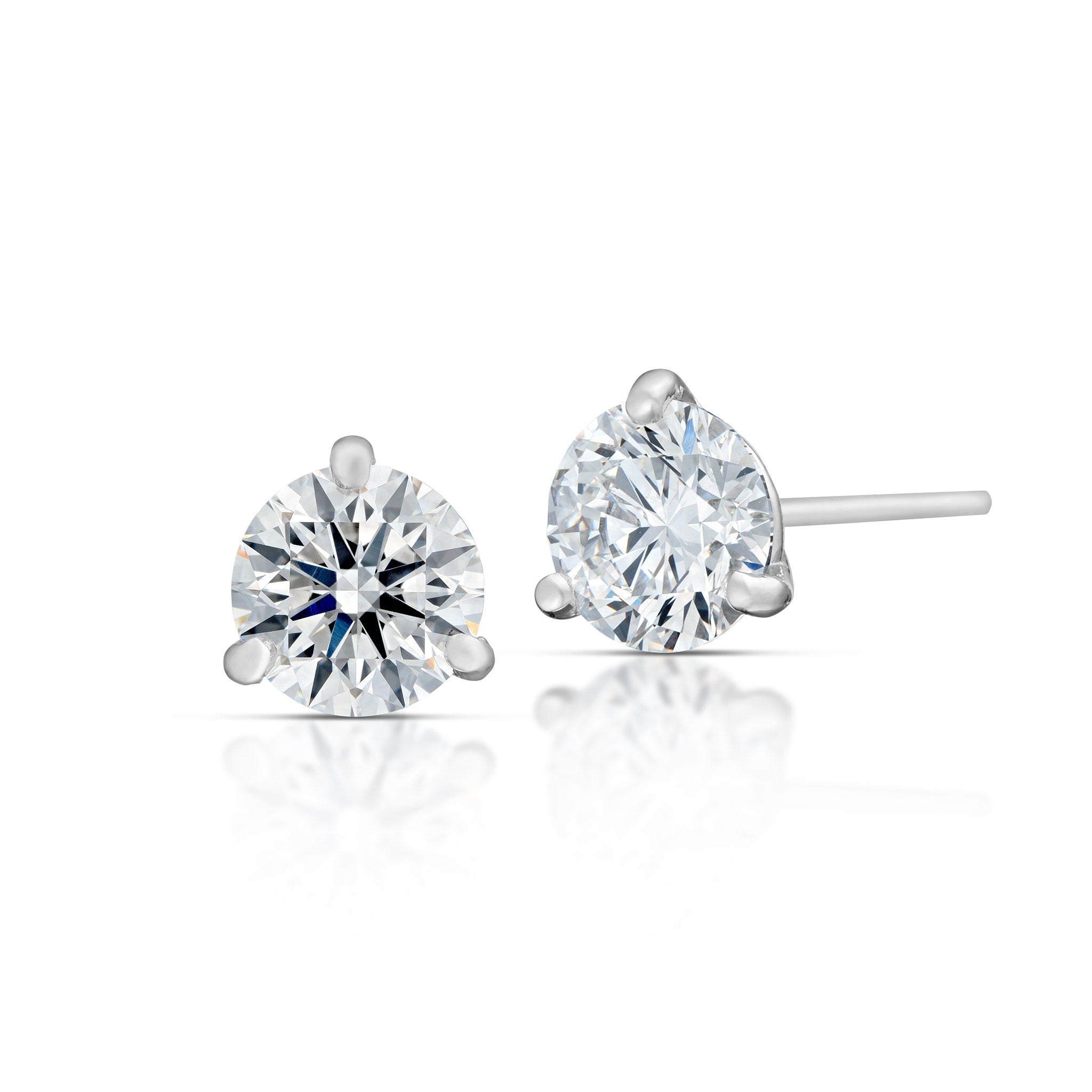 Diamond Martini Style Studs