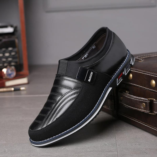 Invomall Men's Comfortable Leather Shoes