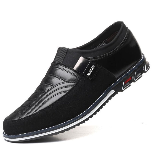 Invomall Men's Comfortable Leather Shoes