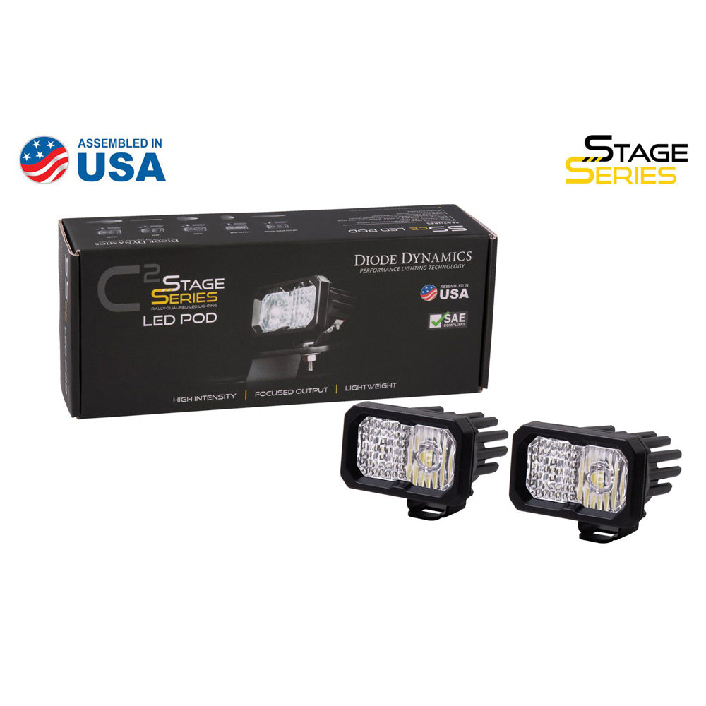 Diode Dynamics - SS3 SAE/DOT White Pro LED Pod (Pair)