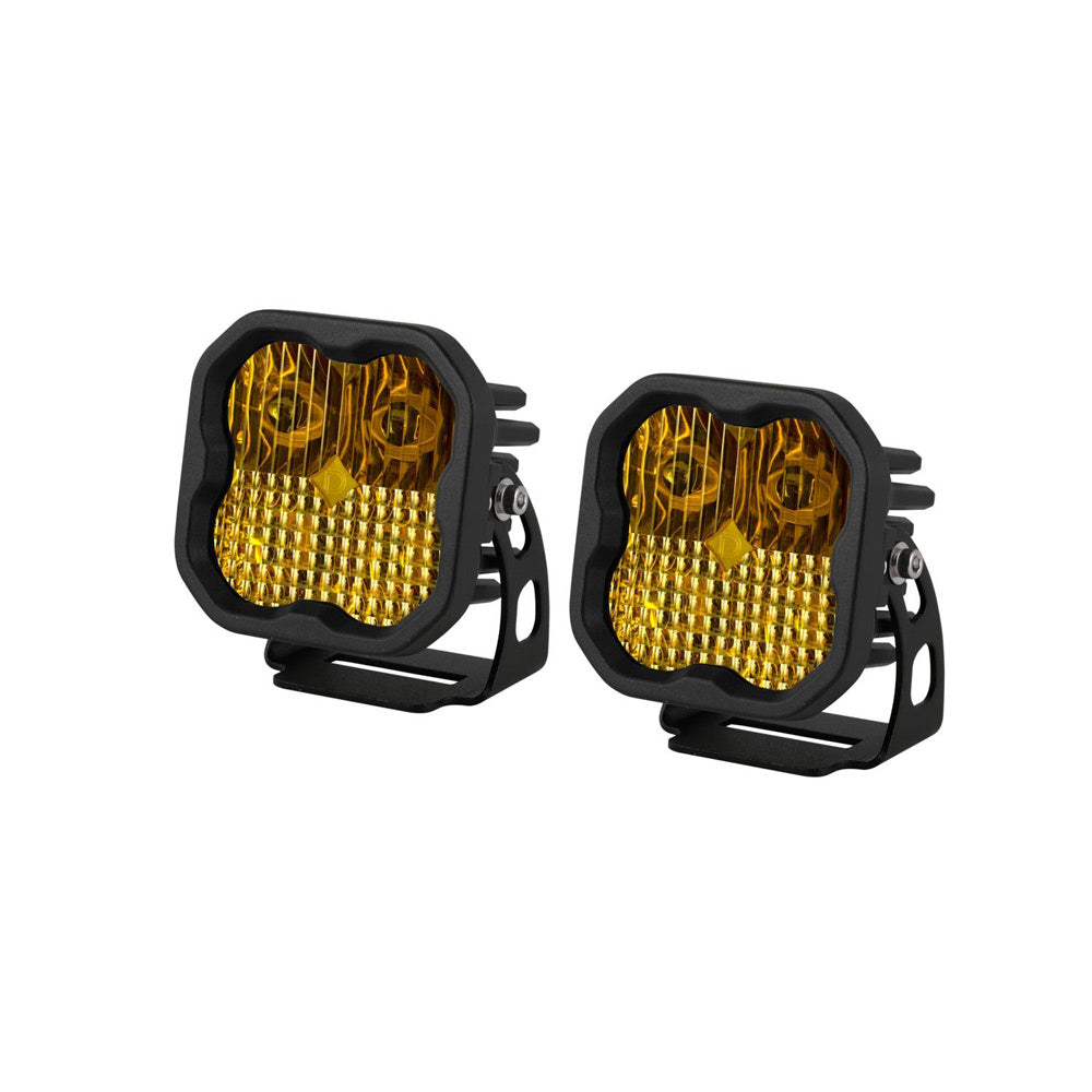 Diode Dynamics - SS3 SAE/DOT Yellow Max Standard LED Pod (Pair)