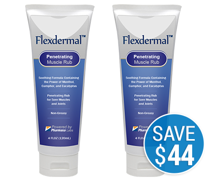 2 TUBES OF FLEXDERMAL