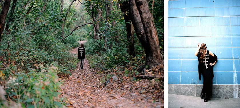 Hot + Spooky Fall editorial shoot