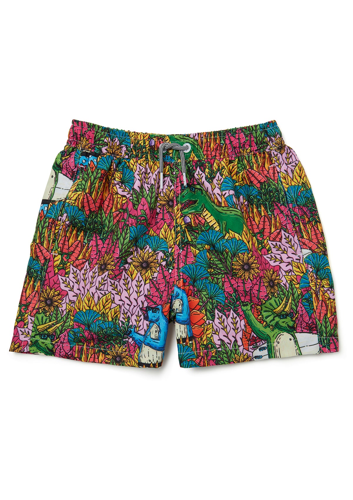 Mulga X Boardies Apparel - Dinosaur Party - Kids Swim Shorts – Mulga ...