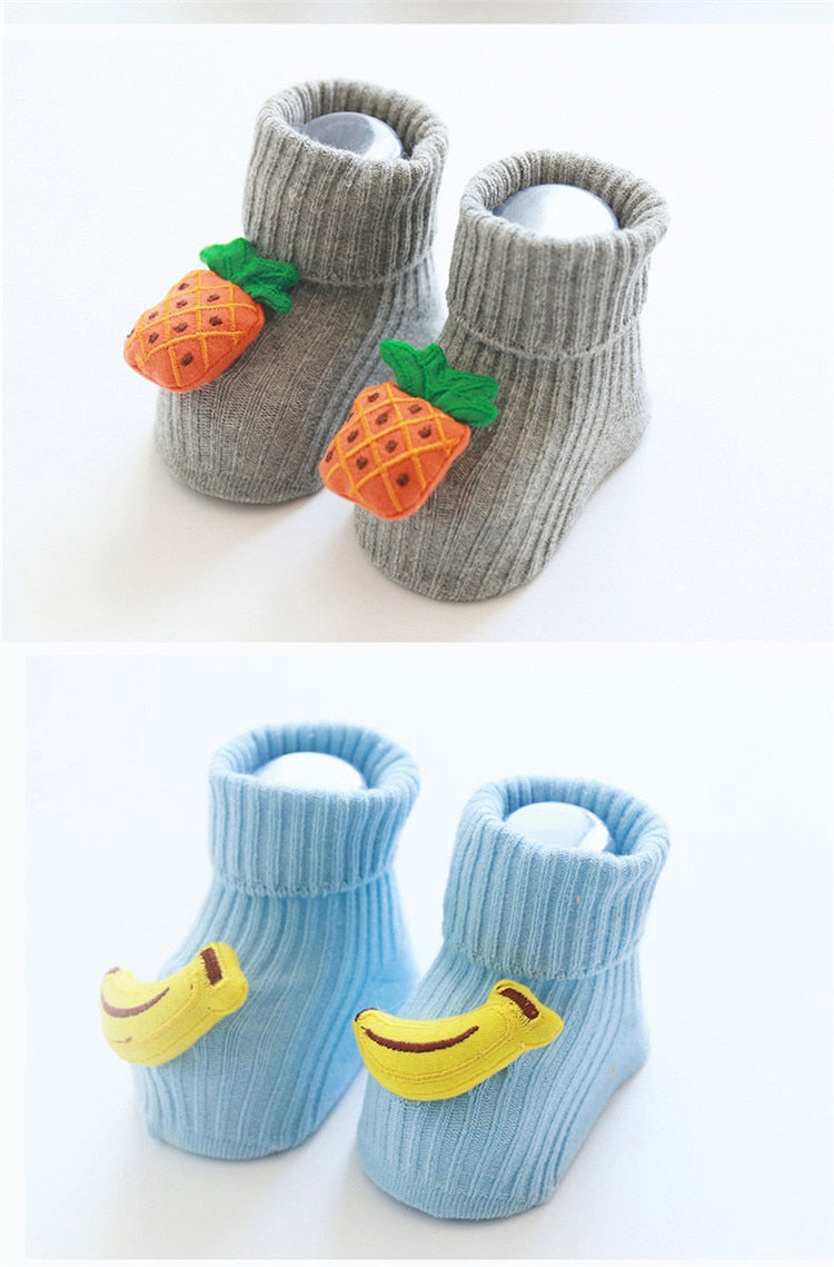 Baby Boy Girl 3D Fruit Socks- Alure Baby Collections
