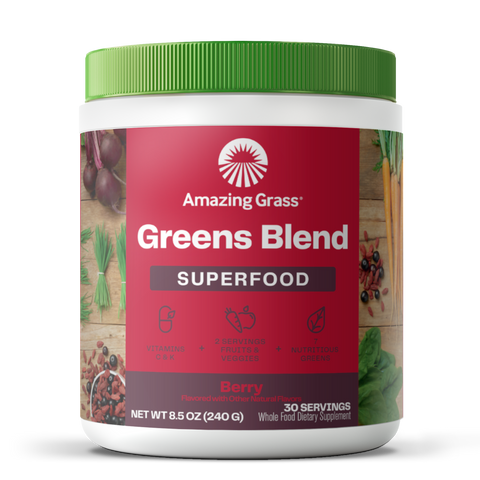 Orgain Organic Vegan Green Superfoods Nutrition Powder, Berry