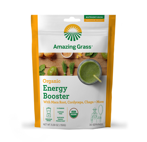 Amazing Grass Green Superfood Energy Drink Powder, Lemon Lime - 7.4 oz canister