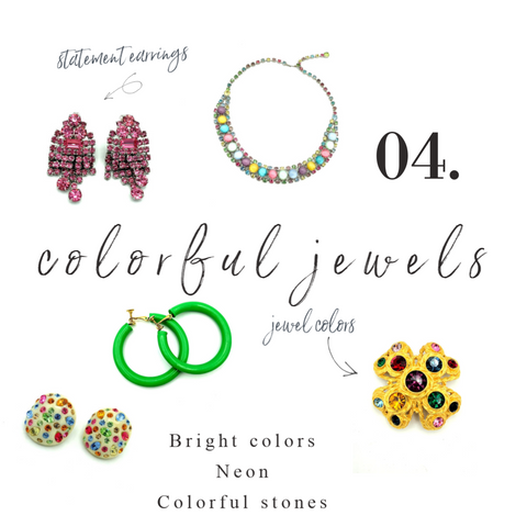 colorful spring jewelry from 24 wishes vintage