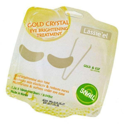 Gold Crystal Eyebrightening Patch (1pack = 16pcs(8sets)) - Lassie'el Mask