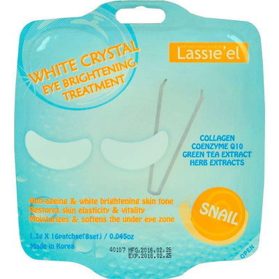 White Crystal Eyebrightening Patch (1pack = 16pcs(8sets)) - Lassie'el Mask