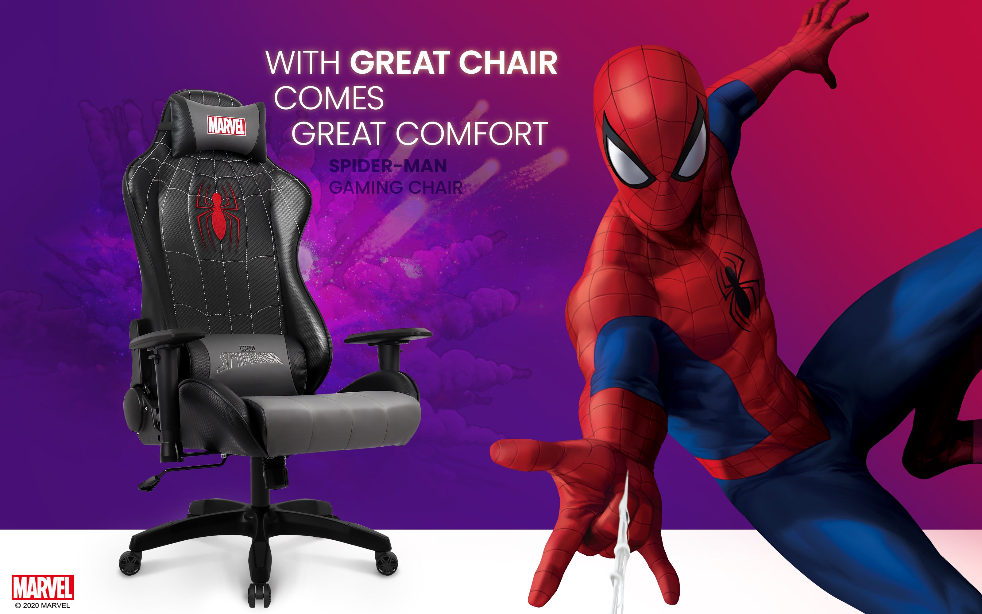 Neo Chair PRIME Spider-Man Edition (MV-ARC-SM) Marvel Gaming -Neo chair Sales ARC SM EBC 01 1e2e6c35 ef67 46ce ab82 0644c40071d7