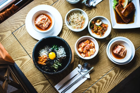 korean food spread