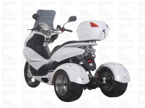 ICEBEAR Q6 PST50-17 50cc TRIKE WHITE TRUNK