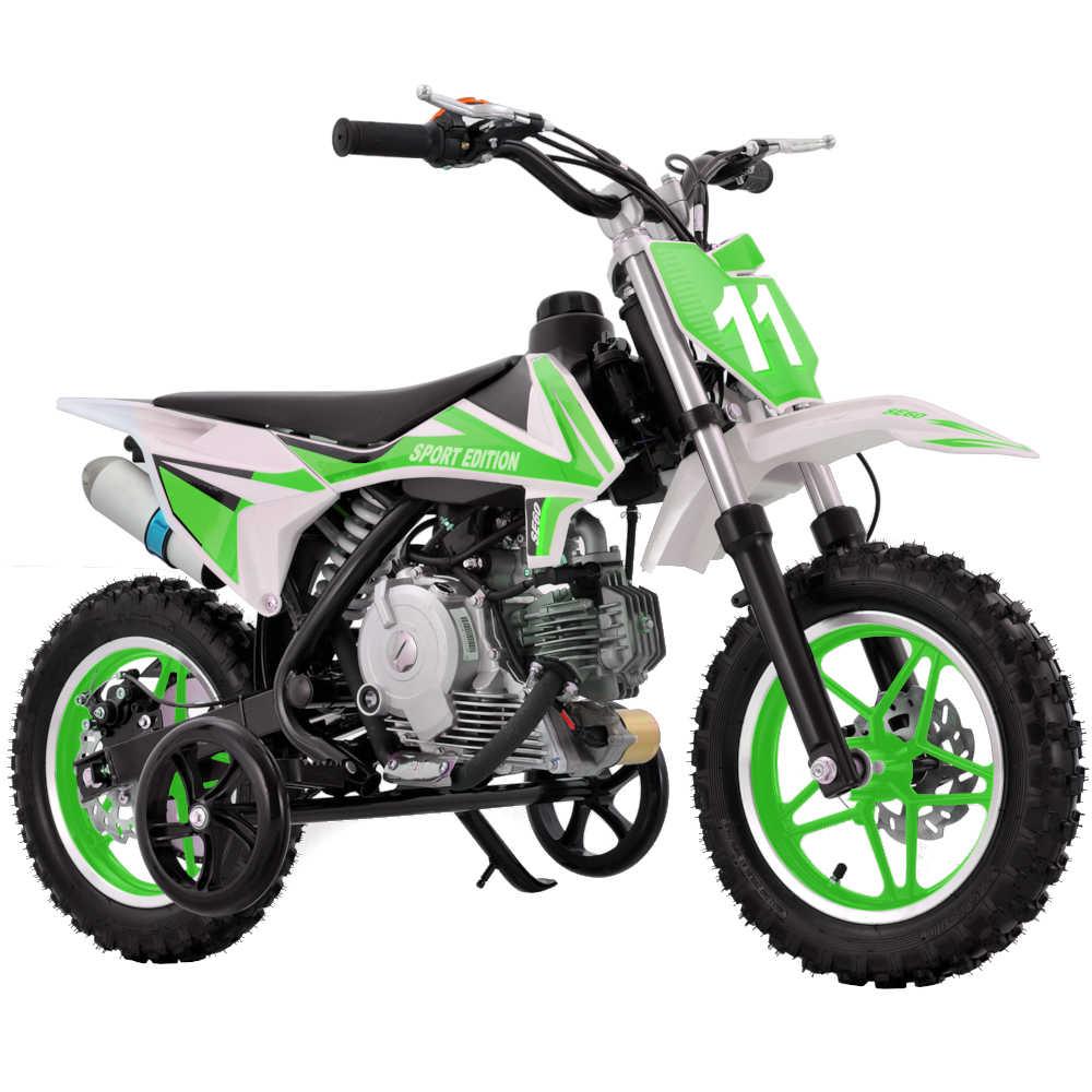 DBS60 60cc Kids Dirt Bike With Training Wheels